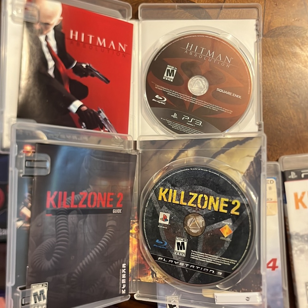 Lot 5 PlayStation 3 games MLB 14 Killzone 2 and 3 Grand Theft Auto Hitman - Picture 2 of 10